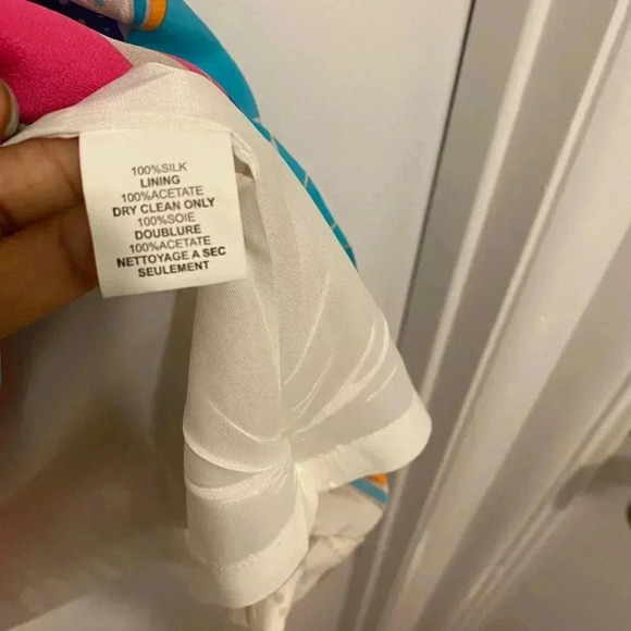 Trina Turk Sea Cove Crushes Dress Sz 4 - Picture 5 of 6